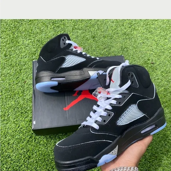 Jordan Black and Gray Sneakers with Iconic Design