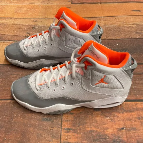 Jordan Men's B'LOYAL &quot;White/Total Orange&quot; Basketball Shoes