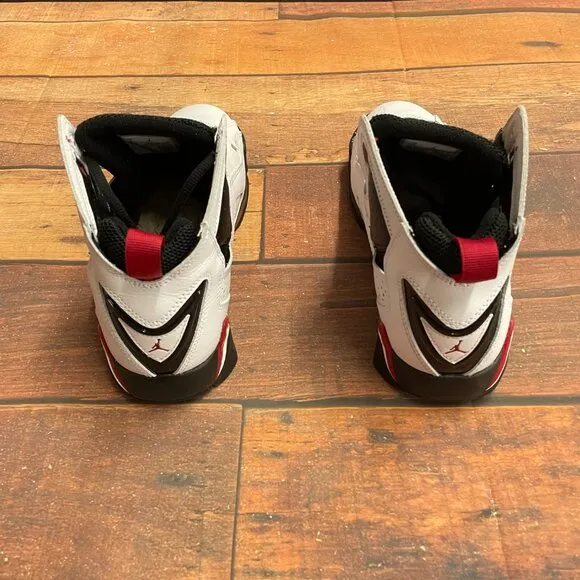 Jordan Men's True Flight &quot;White/Red&quot; Basketball Shoes