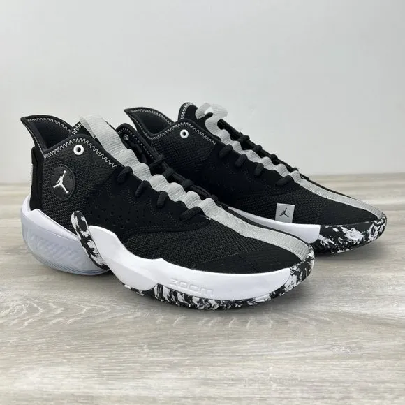 Jordan React Elevation TB Basketball Shoes Black/White CK6619-001 US Men Size 9
