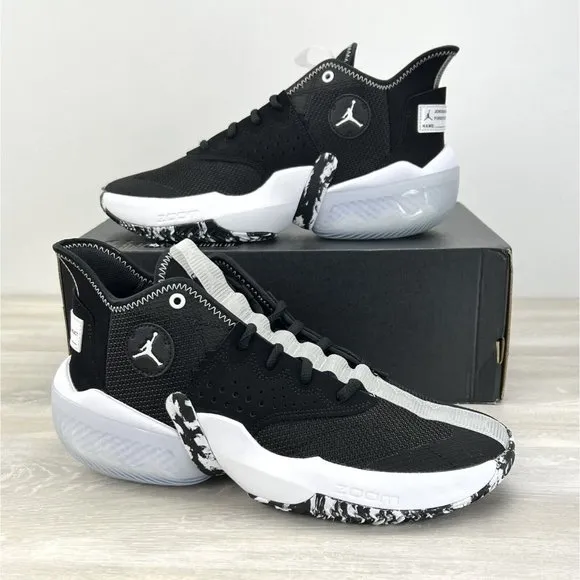Jordan React Elevation TB Basketball Shoes Black/White CK6619-001 US Men Size 9