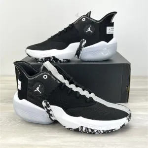 Jordan React Elevation TB Basketball Shoes Black/White CK6619-001 US Men Size 9