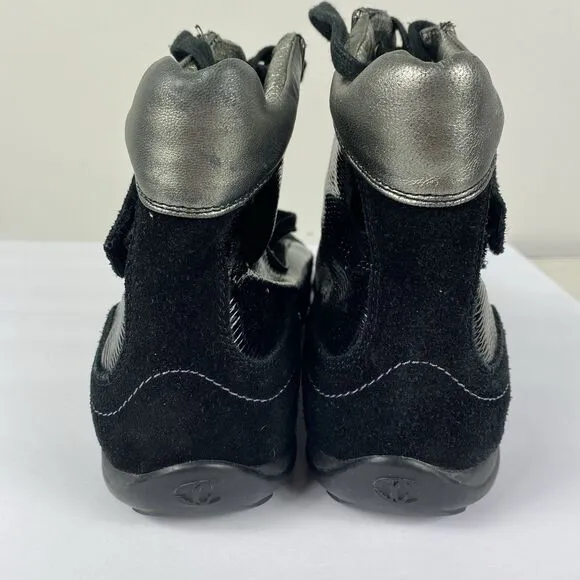 Just Cavalli Mens Boxer Sneaker Boots Sz 9 / 42 EU Y2K High Top Lace Up Shoes
