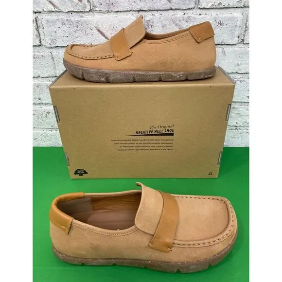 KALSO EARTH SHOE Dabb Negative Heel‎ Earth Shoe Cognac Men's Size 11.5