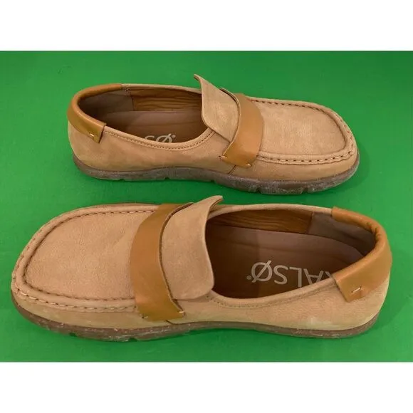 KALSO EARTH SHOE Dabb Negative Heel‎ Earth Shoe Cognac Men's Size 11.5