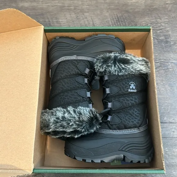 Kamik Toddler 9 Snowgypsy 3 Faux Fur Insulated Waterproof Winter Snow Boot