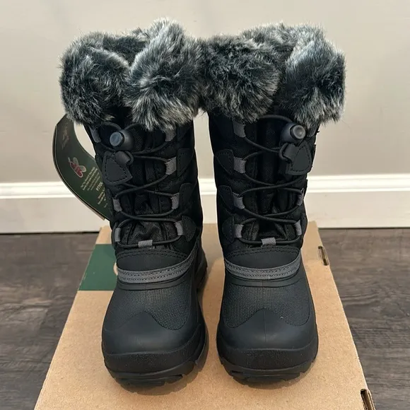 Kamik Toddler 9 Snowgypsy 3 Faux Fur Insulated Waterproof Winter Snow Boot