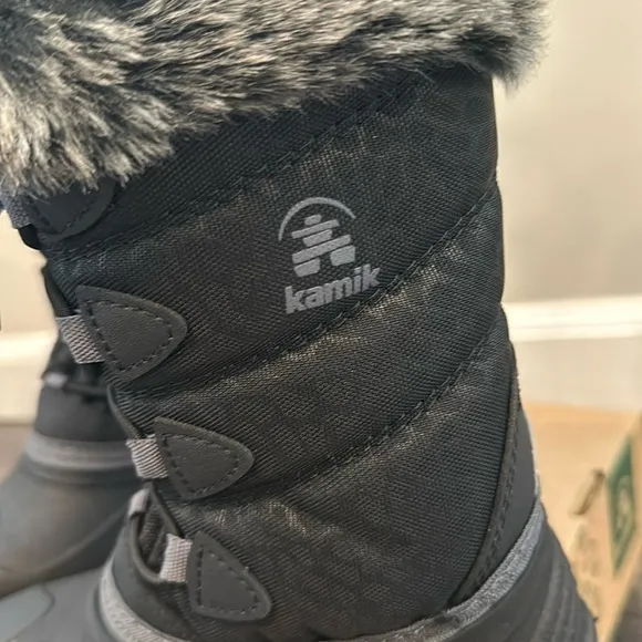 Kamik Toddler 9 Snowgypsy 3 Faux Fur Insulated Waterproof Winter Snow Boot