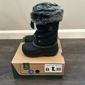 Kamik Toddler 9 Snowgypsy 3 Faux Fur Insulated Waterproof Winter Snow Boot