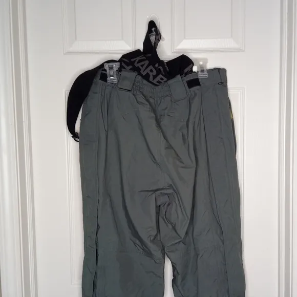 Karbon CANADA Men's Ski Snow Pants Sz L - Style K2510 Full Zip Side Insu…