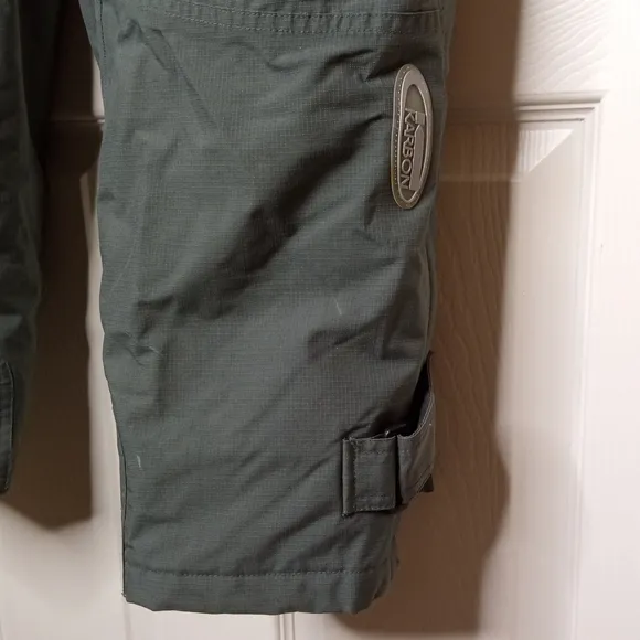 Karbon CANADA Men's Ski Snow Pants Sz L - Style K2510 Full Zip Side Insu…