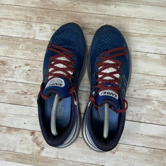 Karhu Synchron 2.0 F103002 Blue Lace Up Low Top Running Shoes Men's Size 10