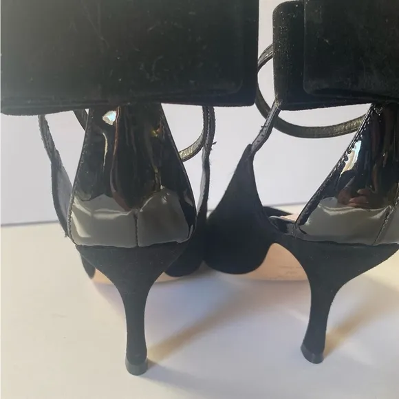 Kate  Spade New York back bow mid heel sling back shoes