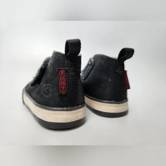 KEEN Cornado Black High Top Shoes Boys Size 4 Toddler Sneakers Baby Pictures