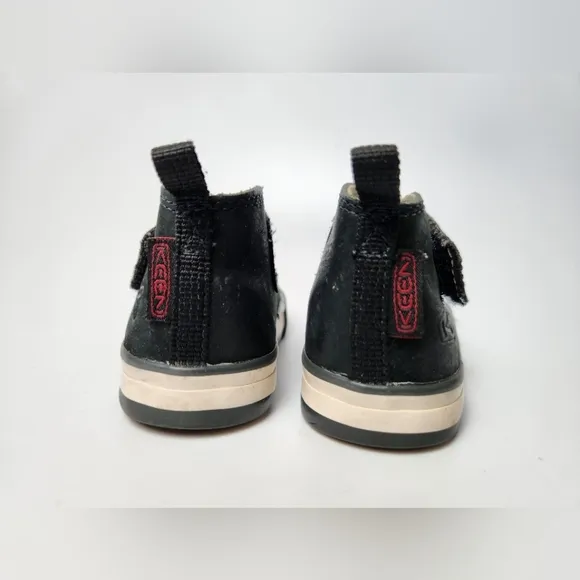 KEEN Cornado Black High Top Shoes Boys Size 4 Toddler Sneakers Baby Pictures