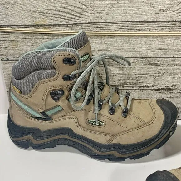 Keen Durand II Mid 1020776 Leather Waterproof Hiking Boots Shoes Women’s Size 9