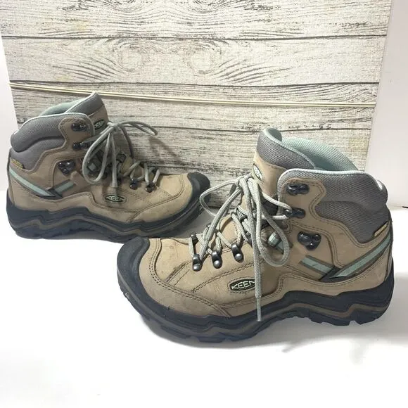 Keen Durand II Mid 1020776 Leather Waterproof Hiking Boots Shoes Women’s Size 9