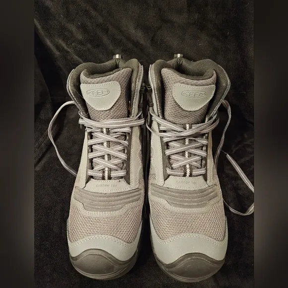 Keen Men's Gray Utility Boots w/carbon toe size 13D