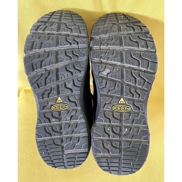 Keen Vista Energy Shoes Black F2413-18 Carbon Fiber Safety Toe Size 8.5