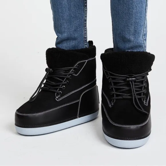 Kenzo Sherpa Lined Chunky Winter Snow Ski Moon Boots
