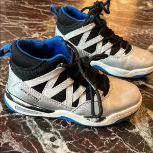 Kids Athletic Shoes - Black and Blue