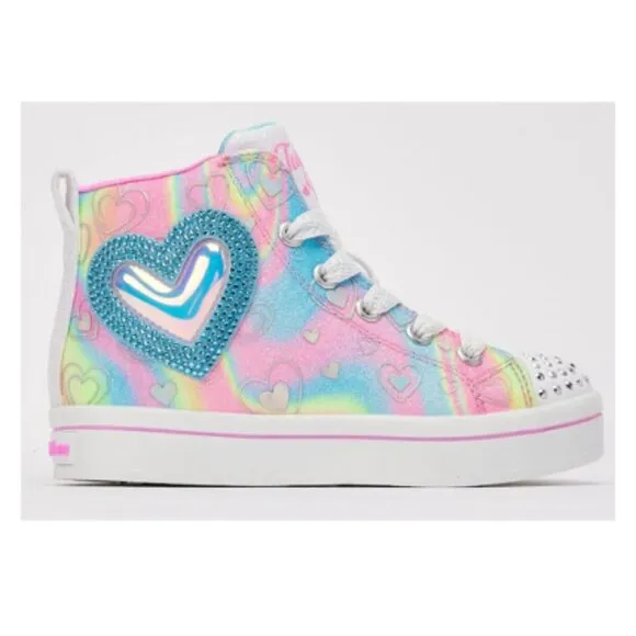 Kids Skechers Twi-Lites 2.0 Love &amp; Beyond SZ 13