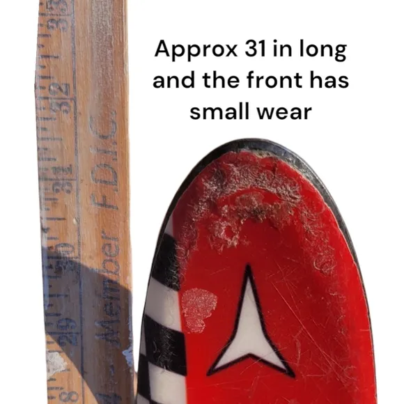 Kids Ski Boots and Skis - Red and Gray