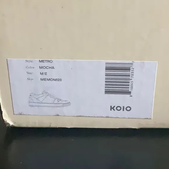 Koio men’s Mocha Metro Shoes