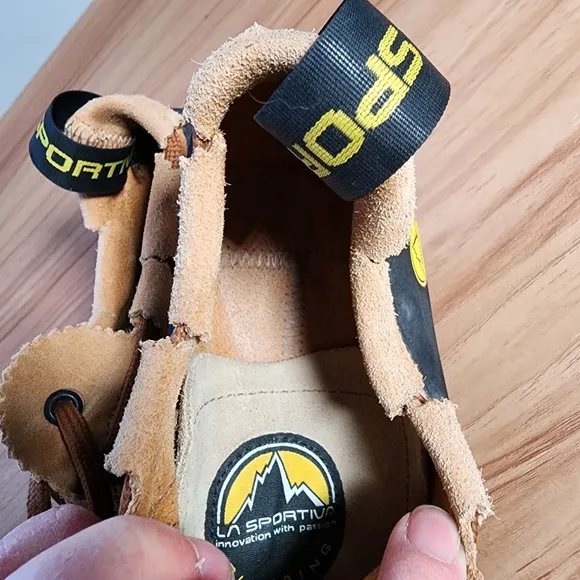 La Sportiva Climbing Shoes - Brown and Black Size 10