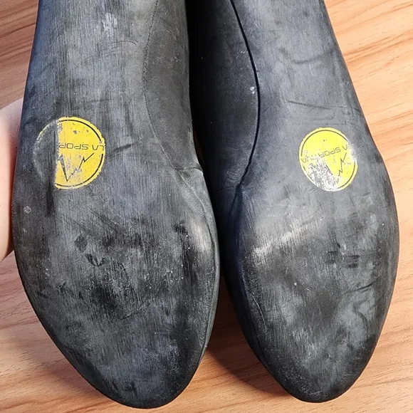 La Sportiva Climbing Shoes - Brown and Black Size 10