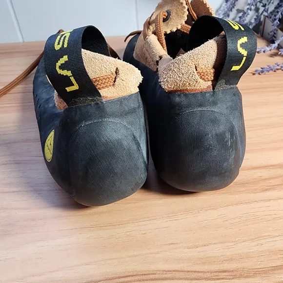 La Sportiva Climbing Shoes - Brown and Black Size 10