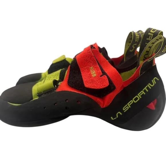 La Sportiva Men's Kubo Goji/Neon Climbing Shoes Size 45UK/ 11 US Brand New