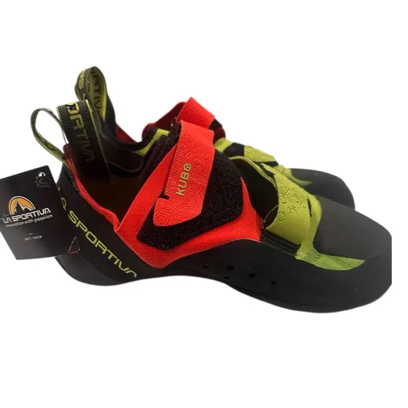 La Sportiva Men's Kubo Goji/Neon Climbing Shoes Size 45UK/ 11 US Brand New