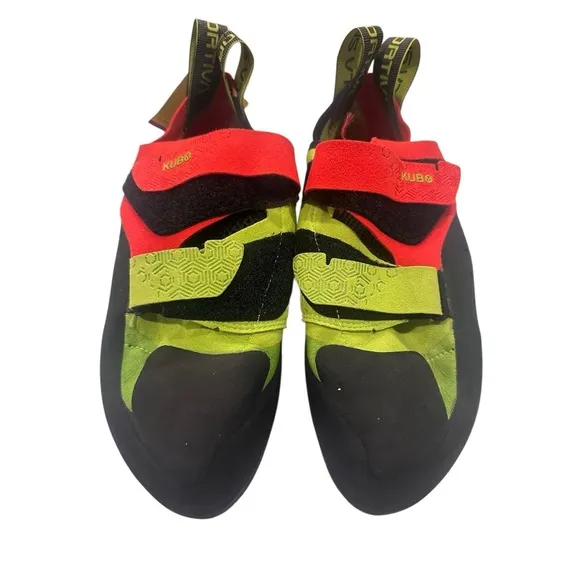 La Sportiva Men's Kubo Goji/Neon Climbing Shoes Size 45UK/ 11 US Brand New