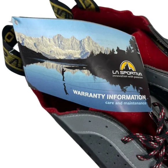 La Sportiva Nago Rock Climbing Shoes Mens Size EU 42 / US 9 Red Womens 10 Italy
