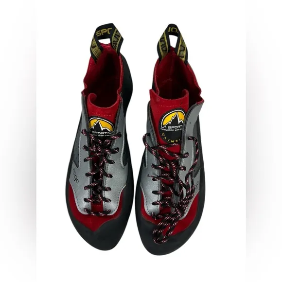 La Sportiva Nago Rock Climbing Shoes Mens Size EU 42 / US 9 Red Womens 10 Italy