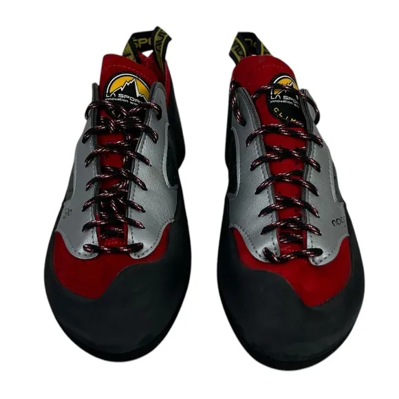 La Sportiva Nago Rock Climbing Shoes Mens Size EU 42 / US 9 Red Womens 10 Italy