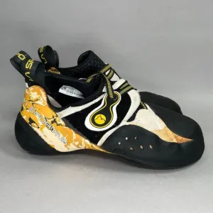 La Sportiva Solution Climbing Shoes Mens Size 10.5 Vibram XS Grip 2 Lock Harness