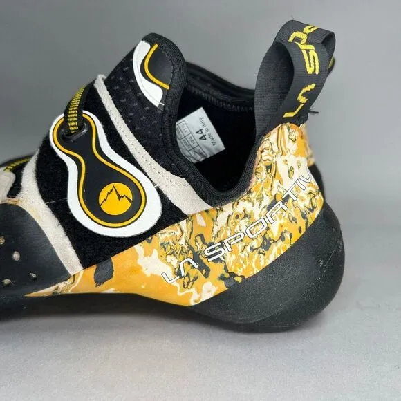 La Sportiva Solution Climbing Shoes Mens Size 10.5 Vibram XS Grip 2 Lock Harness