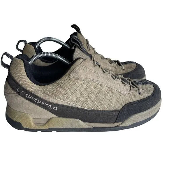 La Sportiva Spotter Hiking Climbing Bouldering Mens Shoes Beige/Black Size 12.5
