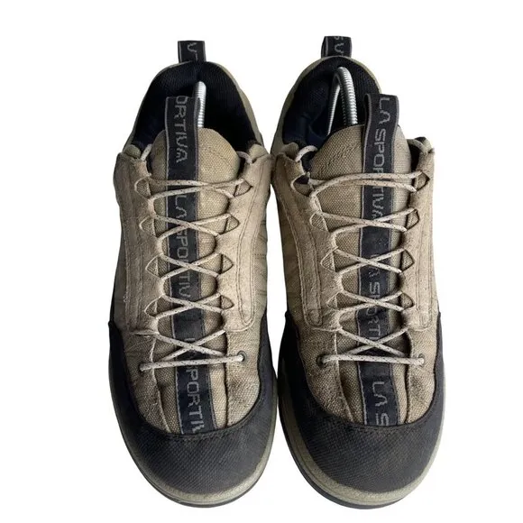 La Sportiva Spotter Hiking Climbing Bouldering Mens Shoes Beige/Black Size 12.5