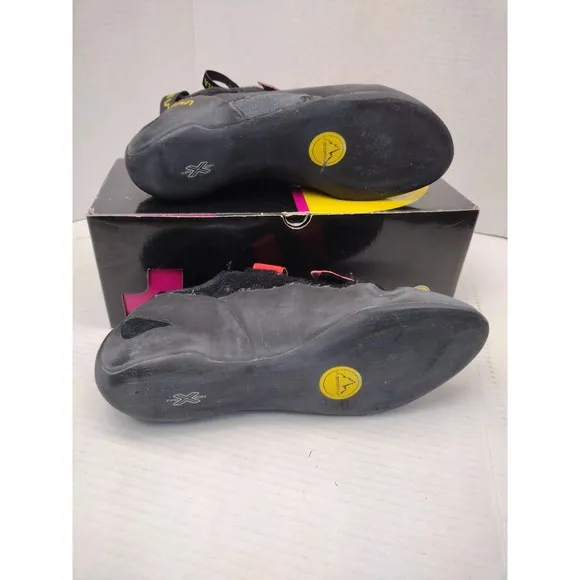 La Sportiva Tarantula Climbing Shoes BLK/Poppy M10.5 W11.5 LS30J