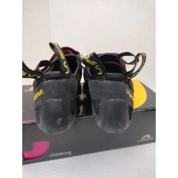 La Sportiva Tarantula Climbing Shoes BLK/Poppy M10.5 W11.5 LS30J