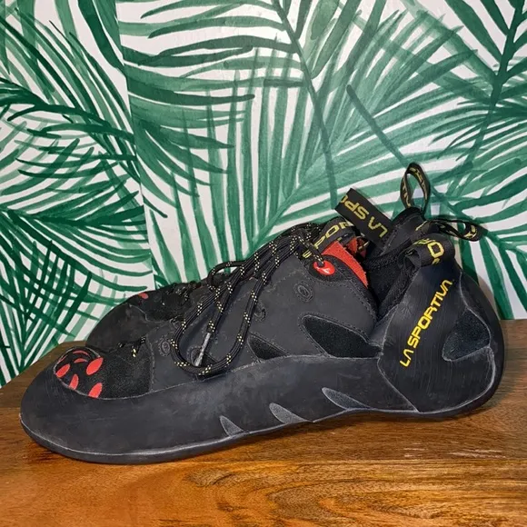 La Sportiva Tarantulace Black/Red Rock Climbing Shoes Men’s 11.5