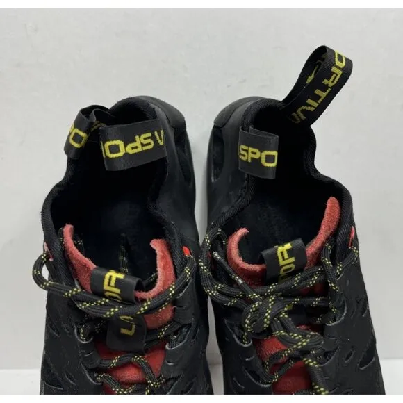 La Sportiva Tarantulace Climbing Shoes Black Red Men’s Size 12