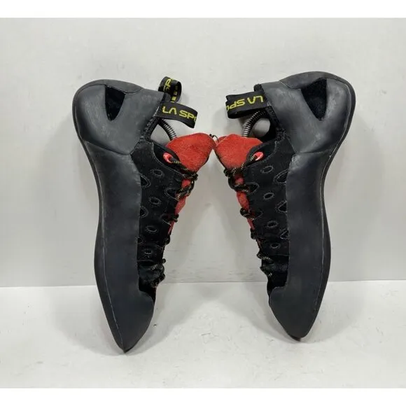 La Sportiva Tarantulace Climbing Shoes Black Red Men’s Size 12