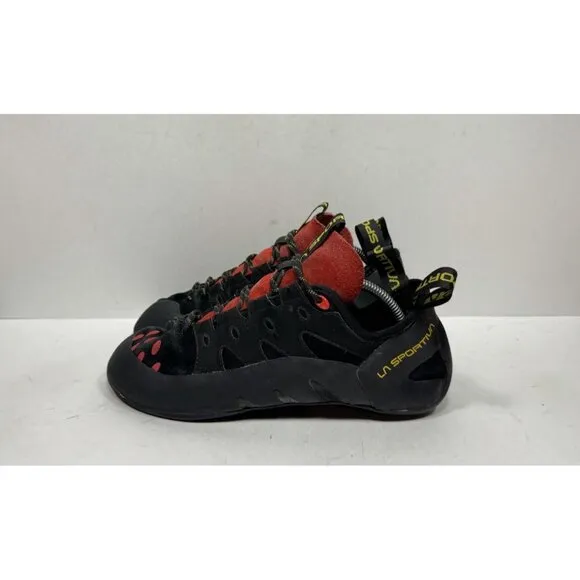 La Sportiva Tarantulace Climbing Shoes Black Red Men’s Size 12