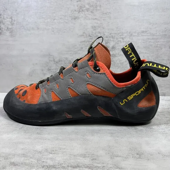 La Sportiva Tarantulace Rock Climbing Shoes - Men's Size 10 - Orange
