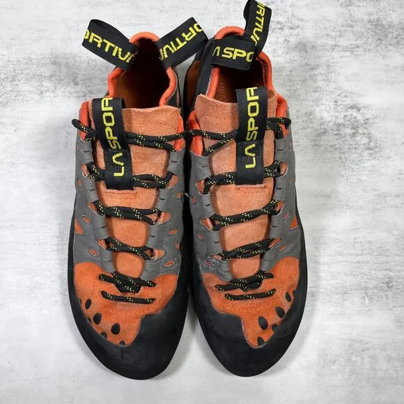 La Sportiva Tarantulace Rock Climbing Shoes - Men's Size 10 - Orange