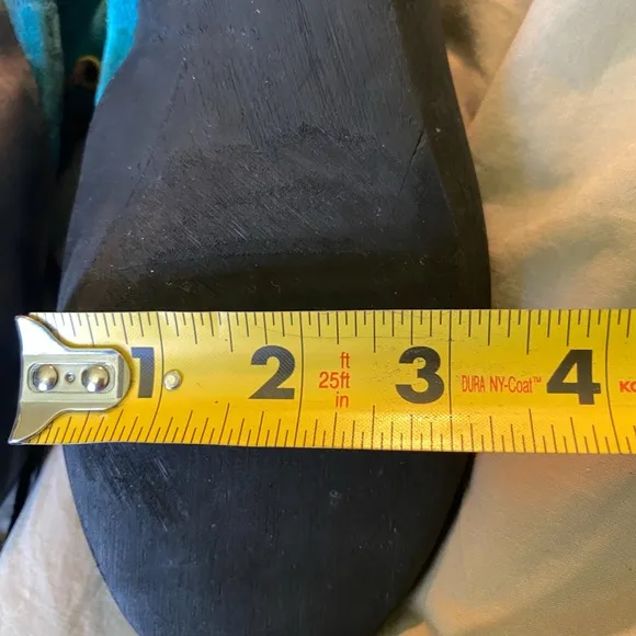 La Sportiva Teal and Black ‘Climbing On The Moon’ Climbing Shoes with new soles